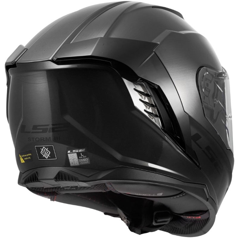 Casco integral de motocicleta LS2 FF818 Storm III Jeans titanio