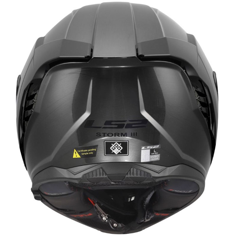 Casco integral de motocicleta LS2 FF818 Storm III Jeans titanio