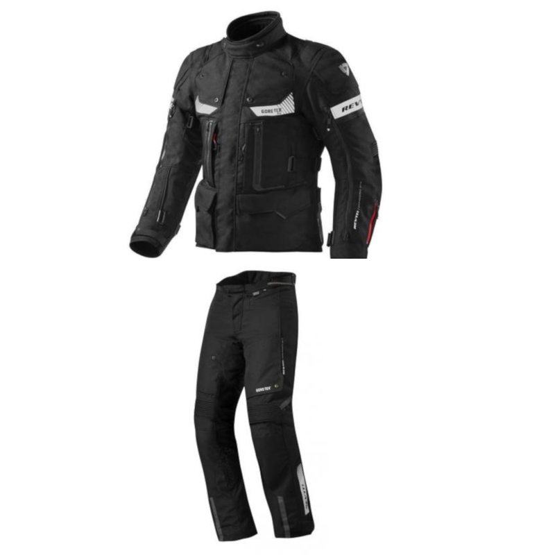 Mono de moto Revit Defender negro para hombre liquidación