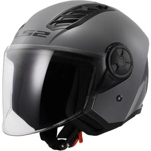 Casco Moto Open LS2 OF616 Airflow II Solid Nardo Grey