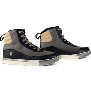 Botas moteras Forma Milano Flow negras y beige