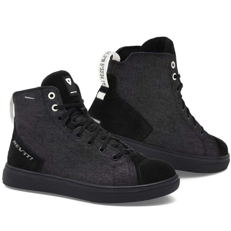 Botas de mujer para moto Revit Delta H2O negras