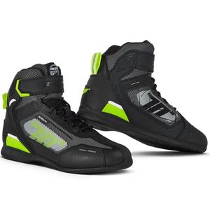 Botas de moto SEVENTY DEGREES SD-BR2 Veloce negro-amarillo fluo