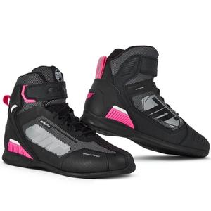 Botas de moto SEVENTY DEGREES SD-BR2 Veloce negro y rosa