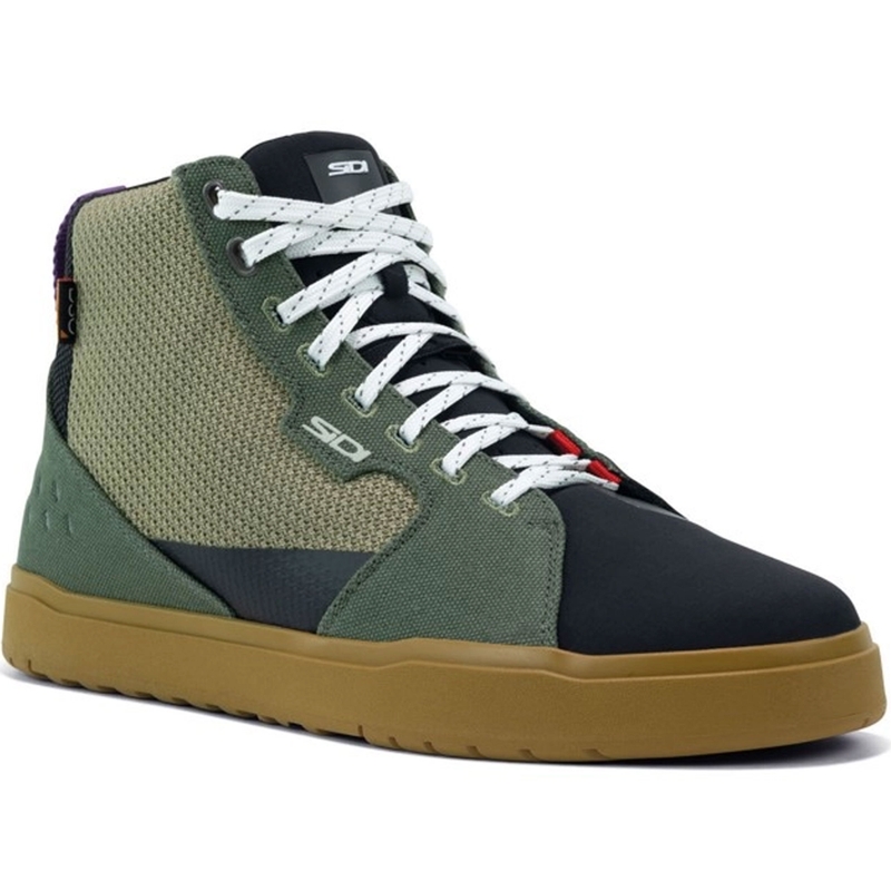 Botas de moto SIDI ARX Air verde-negro-marrón