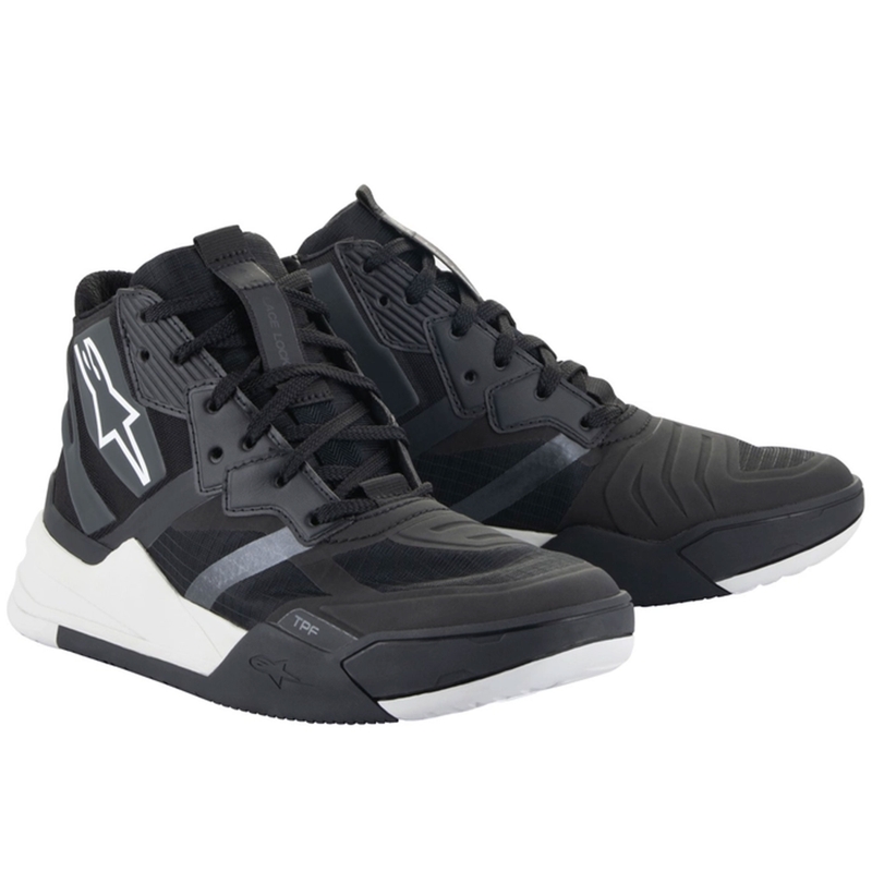 Botas de moto Alpinestars Speedflight blancas y negras
