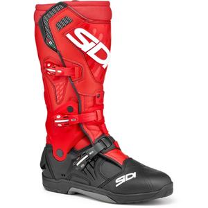 Botas de moto SiDi Crossair negras y rojas