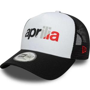 Gorra Aprilia 9forty Be A Racer con logo en blanco y negro