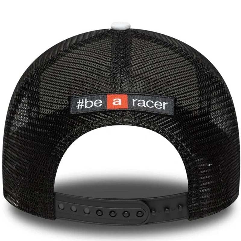 Gorra Aprilia 9forty Be A Racer con logo en blanco y negro