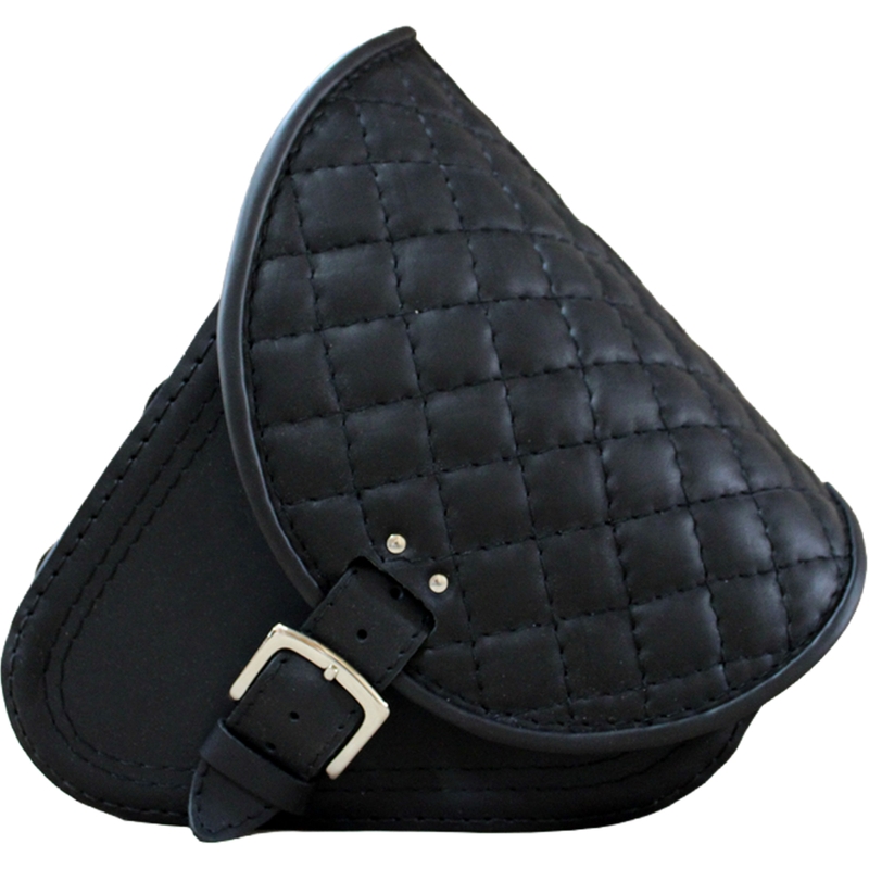 Bolsa de cuero para moto RSA S592 HD Softtail negra