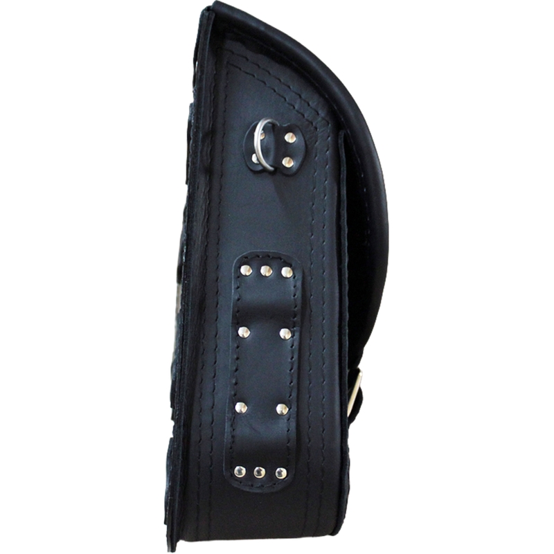 Bolsa de cuero para moto RSA S592 HD Softtail negra