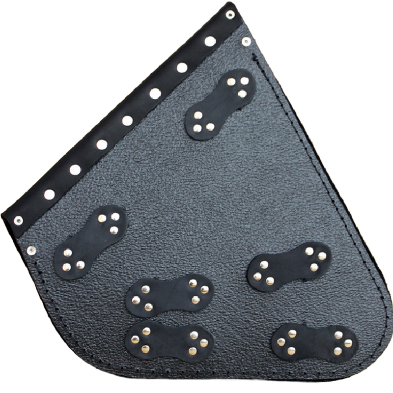 Bolsa de cuero para moto RSA S63 Punisher negra