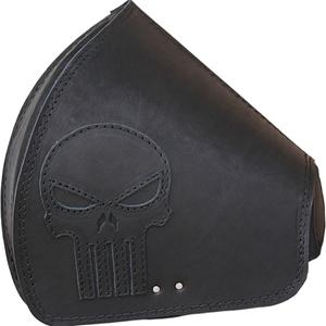 Bolsa de cuero para moto RSA S641 Punisher HD Softail negra