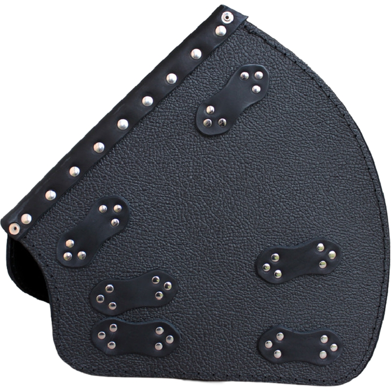 Bolsa de cuero para moto RSA S641 Punisher HD Softail negra
