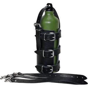 Portabotellas de cuero RSA N14 negro