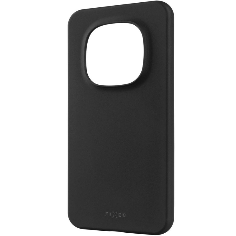 Funda trasera de goma FIXED Story para Xiaomi Redmi Note 15 Pro 5G negra