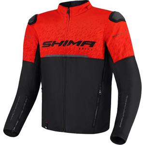Chaqueta de moto Shima Drift negro-rojo