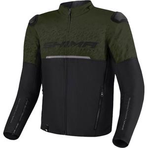 Chaqueta de moto Shima Drift caqui-negro