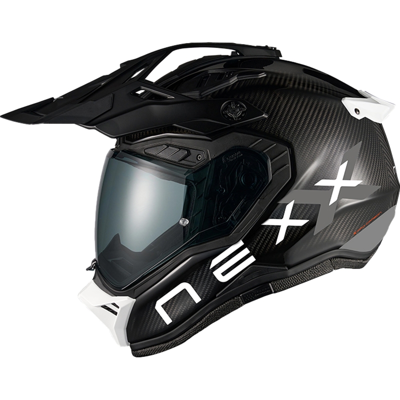 Casco de moto enduro Nexx X.Rally FIM Racing 2 Carbon negro-blanco