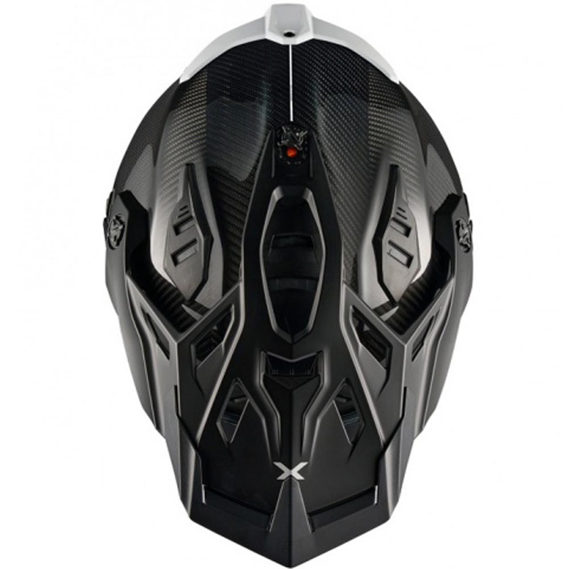 Casco de moto enduro Nexx X.Rally FIM Racing 2 Carbon negro-blanco