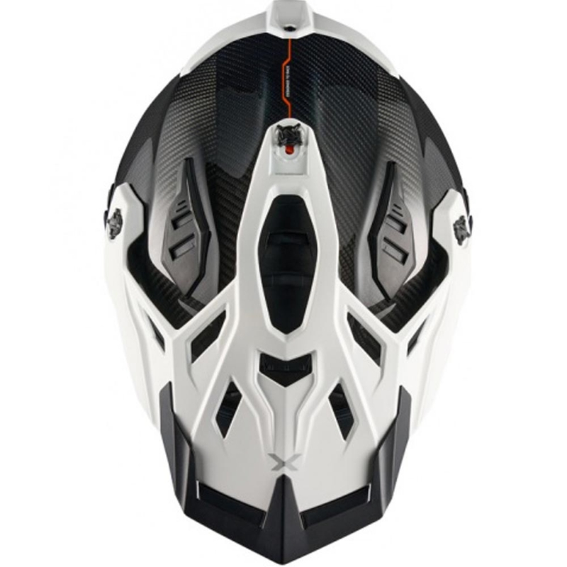 Casco de moto enduro Nexx X.Rally Gravix Carbon negro-blanco