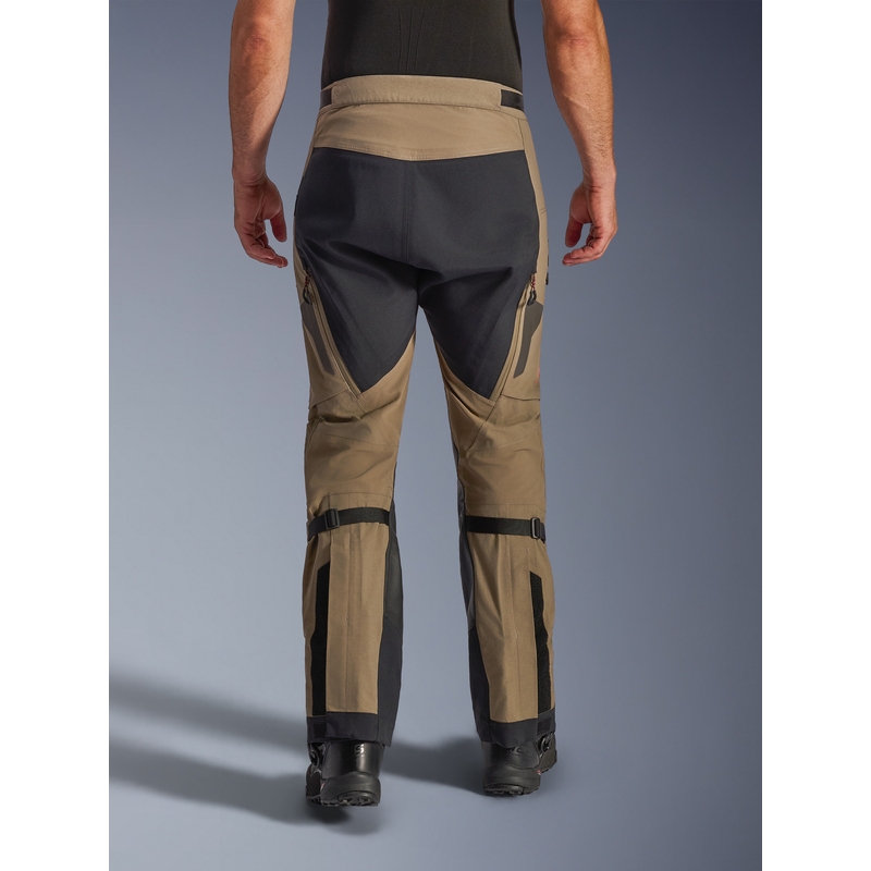Pantalones de moto Alpinestar Nazca 3L Gore-Tex PRO color marrón claro-negro