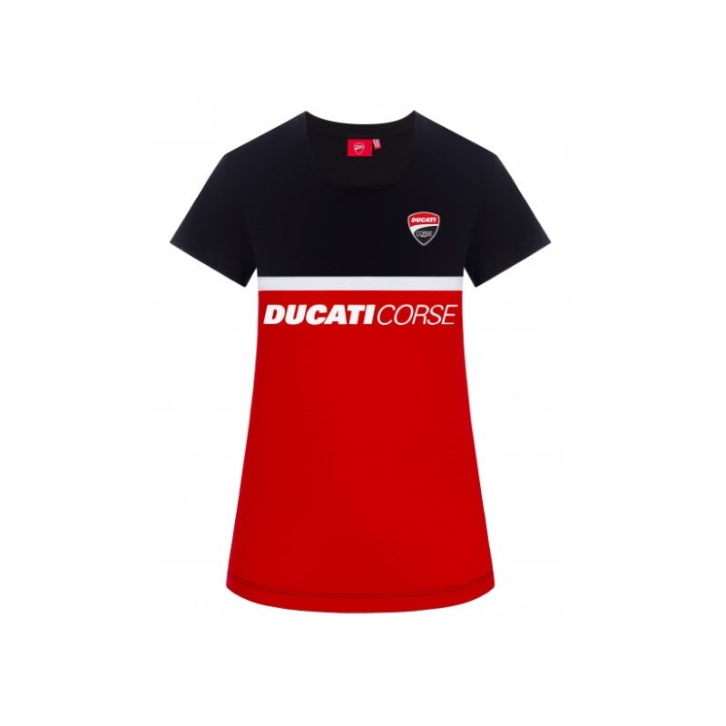 Dámské triko Ducati - Corse černo-červené výprodej
