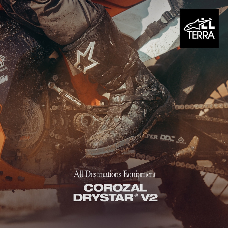 Botas de moto Alpinestars Corozal V2 Adventure Drystar negras