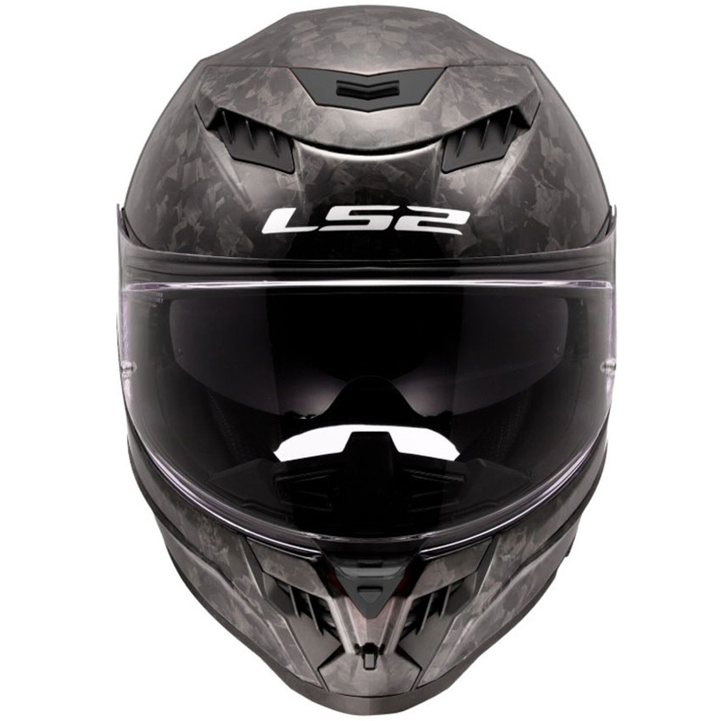 Casco integral de motocicleta LS2 FF807 Dragon de carbono forjado