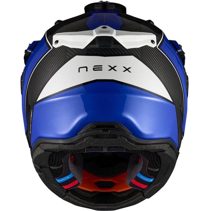 Casco de moto enduro Nexx X.Rally Raid azul-blanco