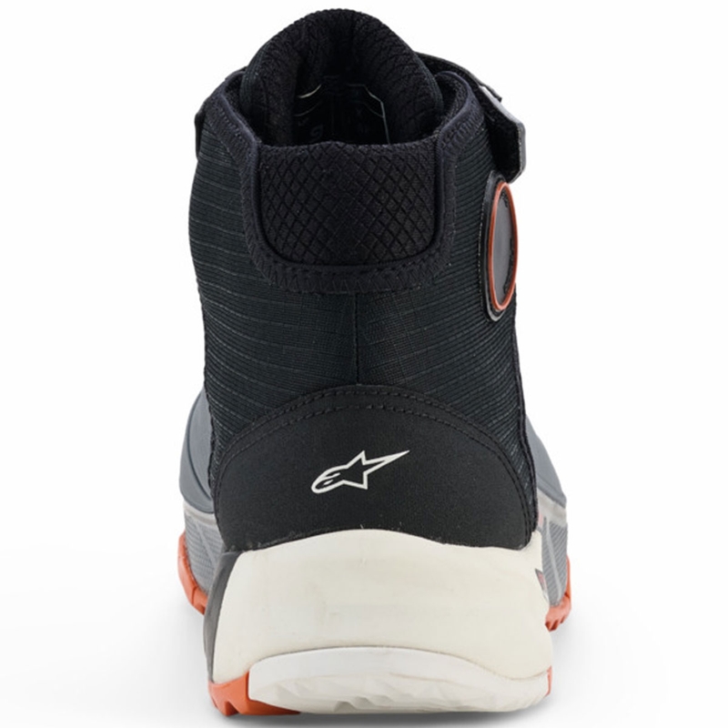 Botas de moto Alpinestars CR-X Drystar negro-gris oscuro-naranja
