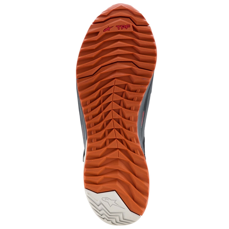 Botas de moto Alpinestars CR-X Drystar negro-gris oscuro-naranja