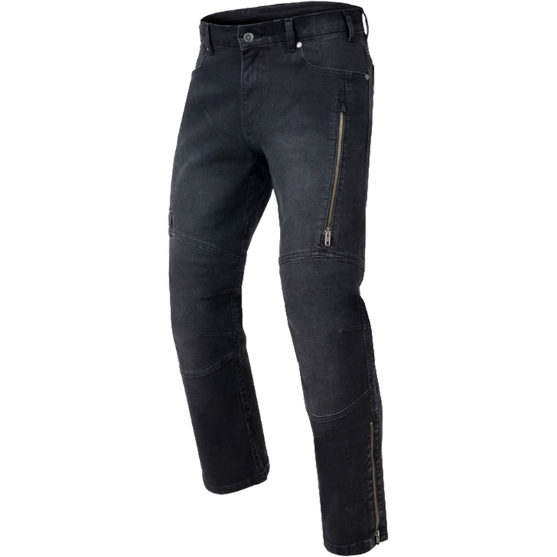 Vaqueros de moto Rebelhorn Hawk III negros liquidación