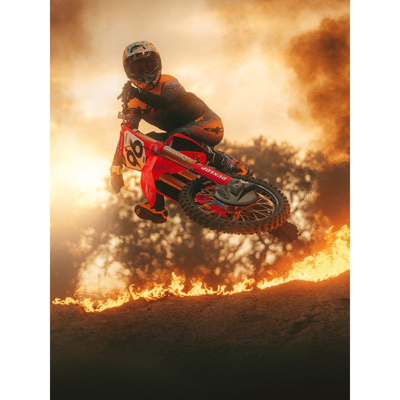 Camiseta de motocross Alpinestars Supertech edición limitada Black Hole de color negro