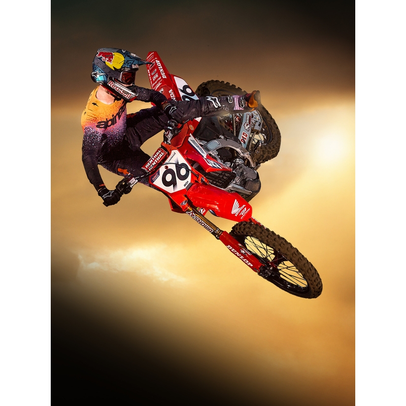 Camiseta de motocross Alpinestars Supertech edición limitada Black Hole de color negro