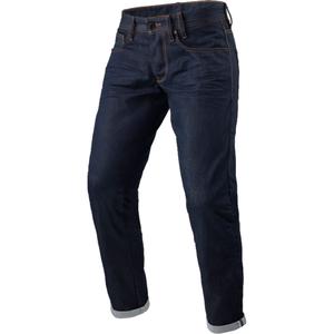 Revit Lewis Selvedge TF Azul Oscuro Vaqueros de moto recortados