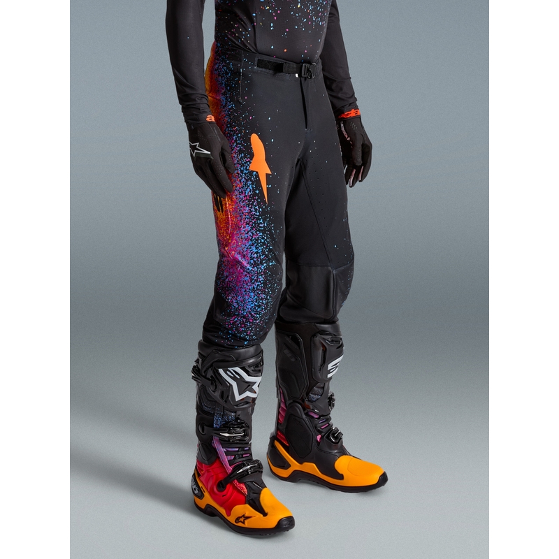 Pantalones de motocross Alpinestars Supertech Limited Edition Black Hole - Negro