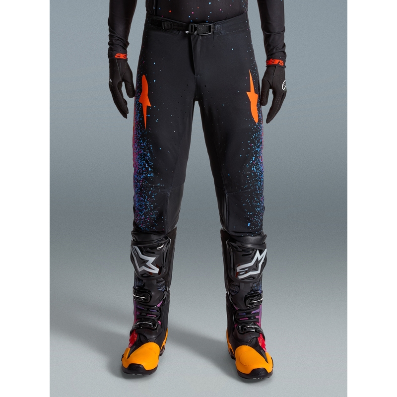 Pantalones de motocross Alpinestars Supertech Limited Edition Black Hole - Negro