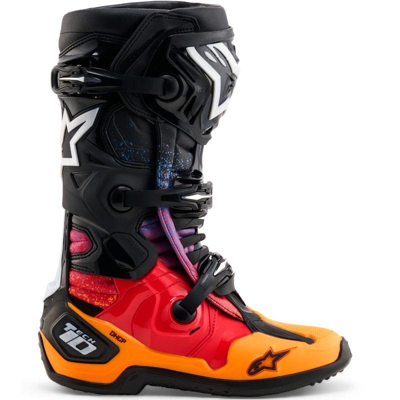 Botas de moto Alpinestars Tech 10 Limited Edition Black Hole de color negro