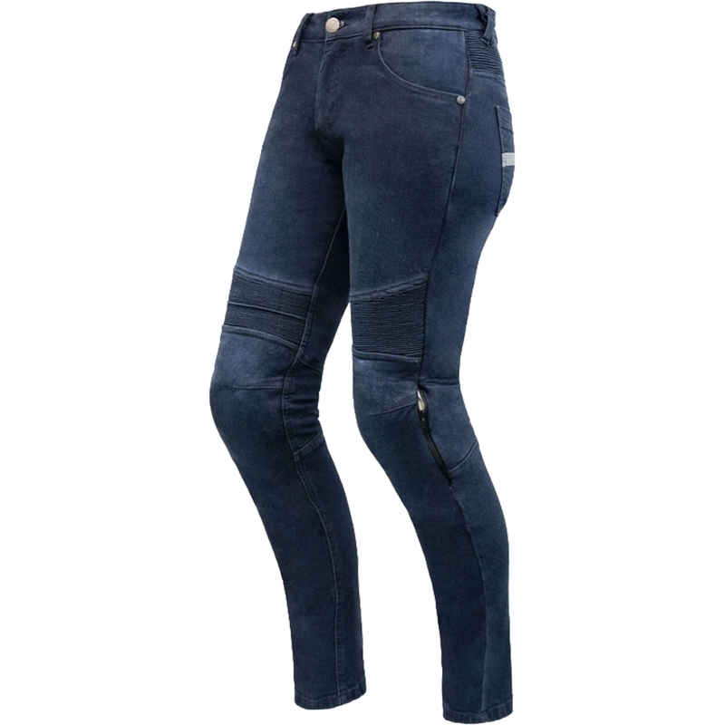 Vaqueros cropped Street Racer Spike II para mujer azul