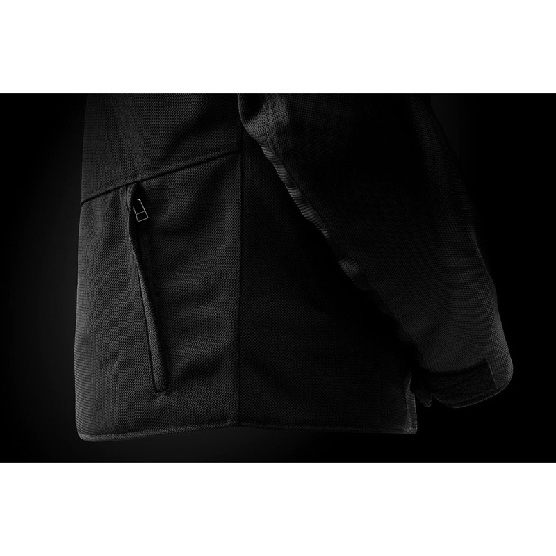 Chaqueta de moto ventilada Furygan Evald negra