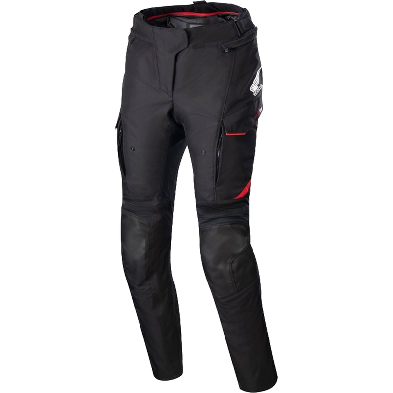 Pantalones de moto Alpinestars Stella Andes Drystar Honda para mujer en negro, gris y rojo
