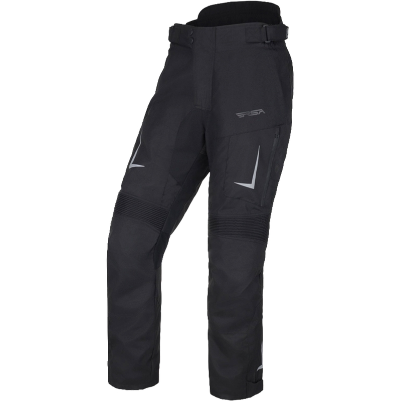 Pantalón de moto para mujer RSA Greby 2 Black and White
