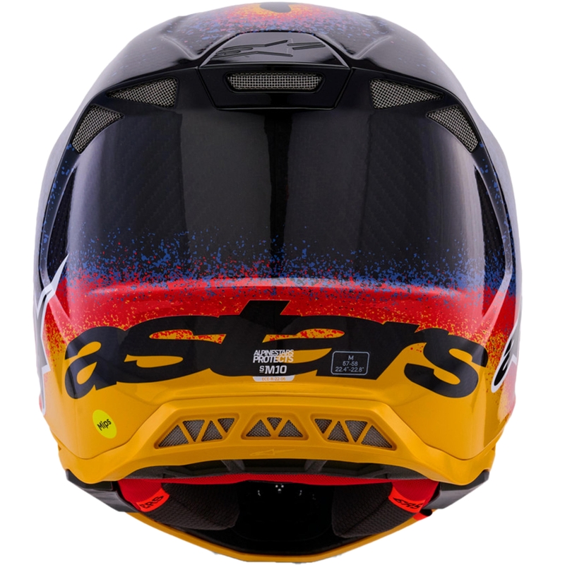 Casco de motocross Alpinestars Supertech S-M10 edición limitada Black Hole color negro