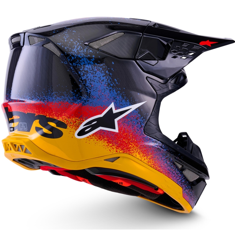 Casco de motocross Alpinestars Supertech S-M10 edición limitada Black Hole color negro