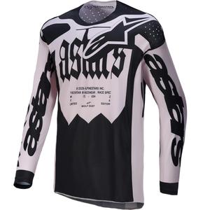Camiseta de motocross Alpinestars Techstar edición limitada Wolf Dust negro arena