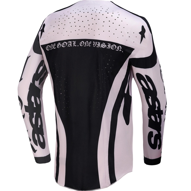 Camiseta de motocross Alpinestars Techstar edición limitada Wolf Dust negro arena
