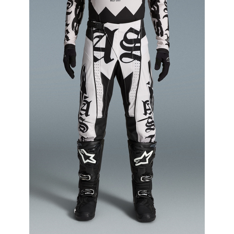 Pantalones de motocross Alpinestars Techstar edición limitada Wolf Dust color negro arena