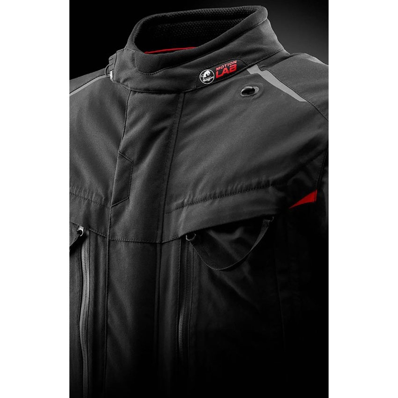 Chaqueta de moto Furygan CHALLENGER 3C PRIMALOFT® negra y roja