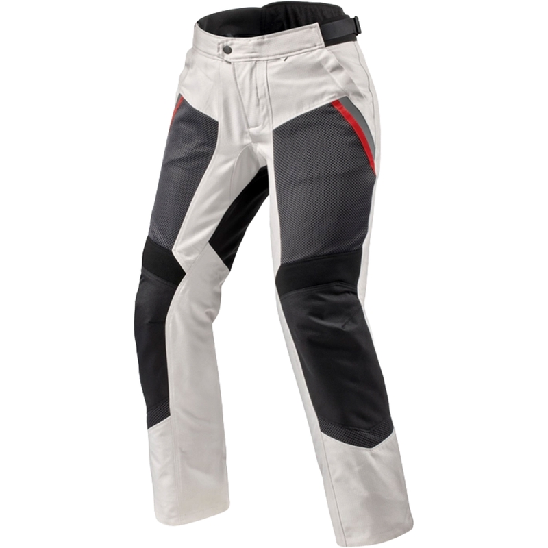 Pantalón de moto Revit Tornado 4 H2O gris y negro para mujer